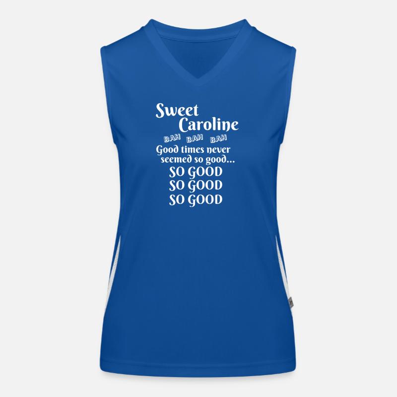 Nostalgic Name Typography Print Women's Functional Contrast Tank Top