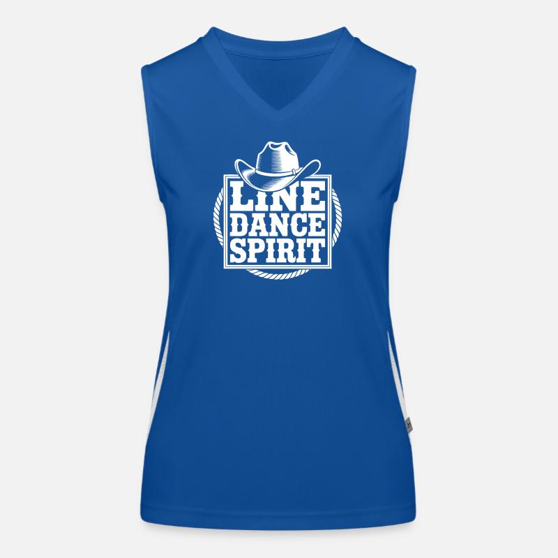 Line Dance Style Funktionelles Kontrast-Tank Top für Frauen