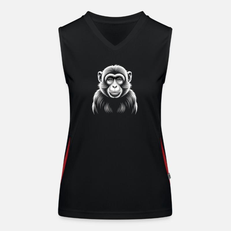 Singe Débardeur respirant contrasté Femme