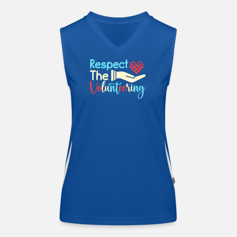 Appréciation du bénévole Respect du bénévole Débardeur respirant contrasté Femme