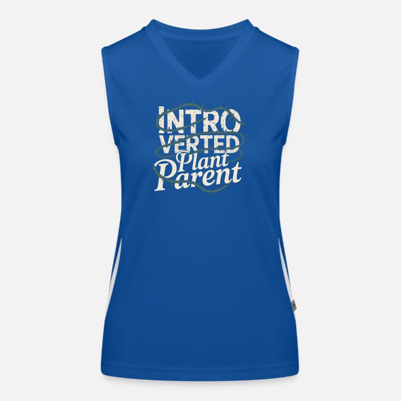 Introvertierter Pflanzenelternteil Funktionelles Kontrast-Tank Top für Frauen
