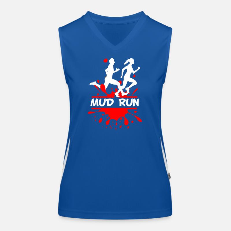 Mud Run Duo – Conception de Splash Runner Débardeur respirant contrasté Femme