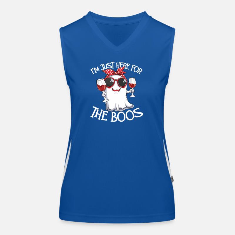 Wein-Geist-Boo-Party Funktionelles Kontrast-Tank Top für Frauen