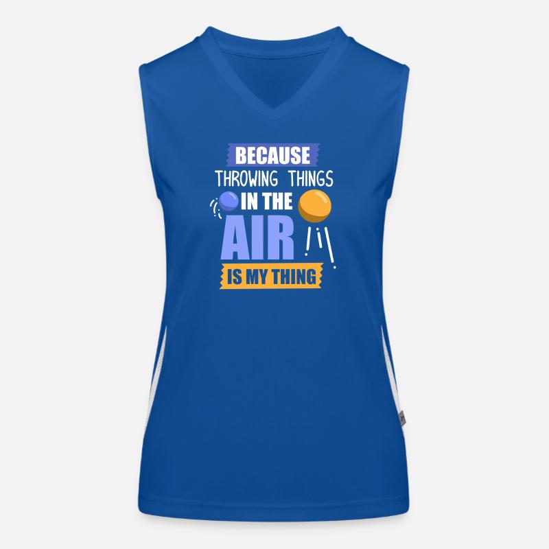 discus throw discus throw discus thrower Women's Functional Contrast Tank Top