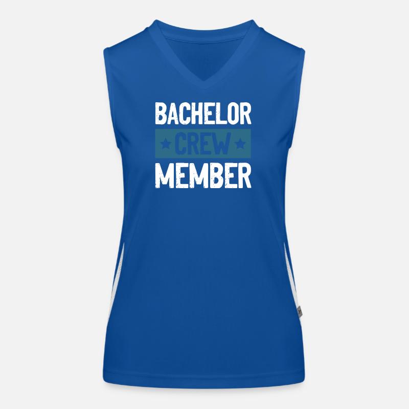 Bachelor Crew Funktionelles Kontrast-Tank Top für Frauen