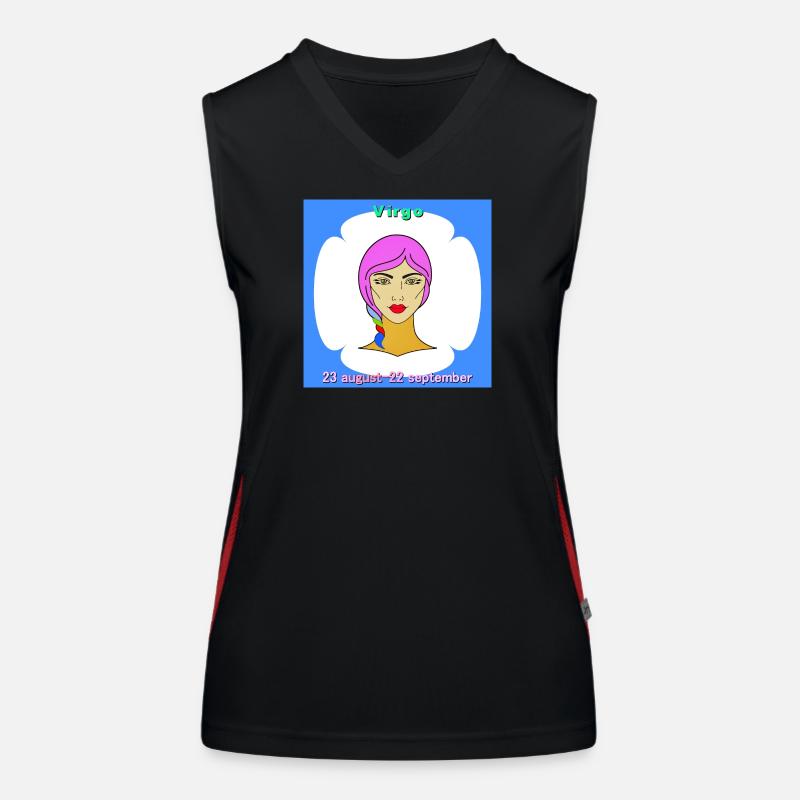 Fräulein Funktionelles Kontrast-Tank Top für Frauen