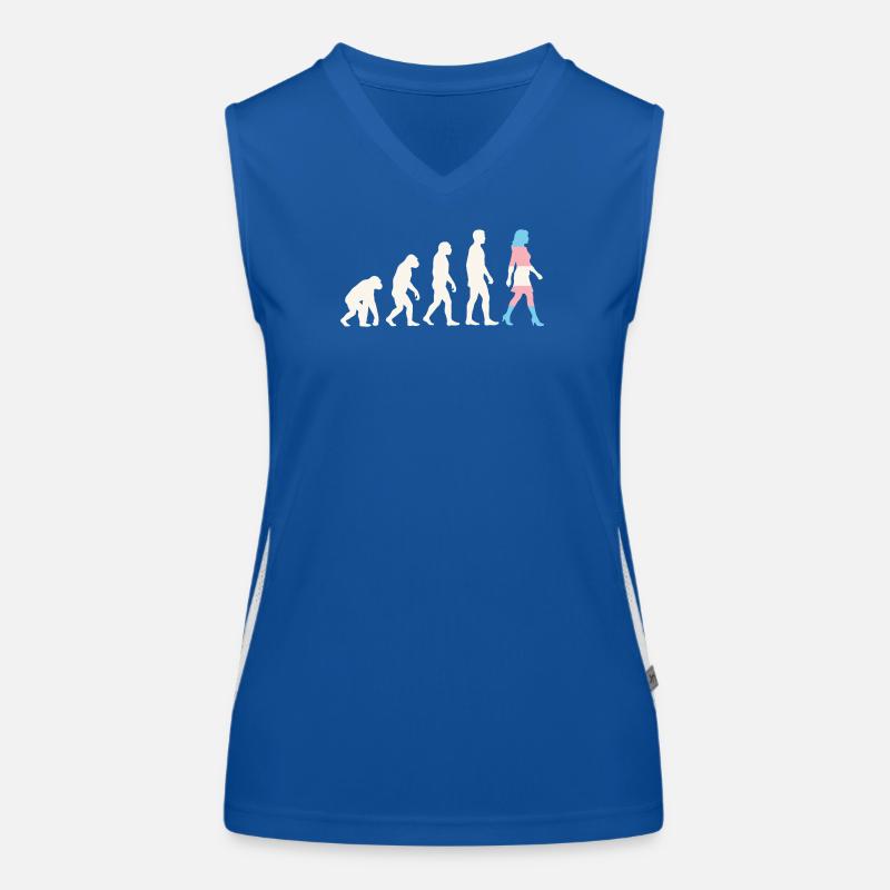 Pride Month LGBTQ – Evolution MTF transgender Funktionelles Kontrast-Tank Top für Frauen