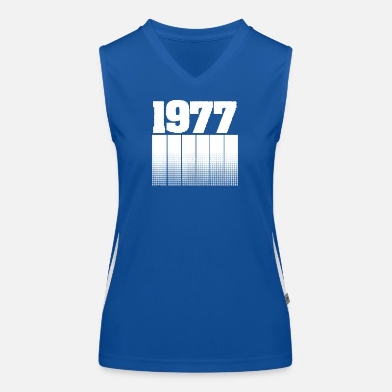 1977 Funktionelles Kontrast-Tank Top für Frauen