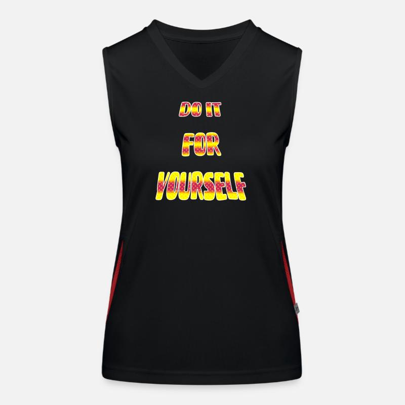 Fais-le étoile Débardeur respirant contrasté Femme