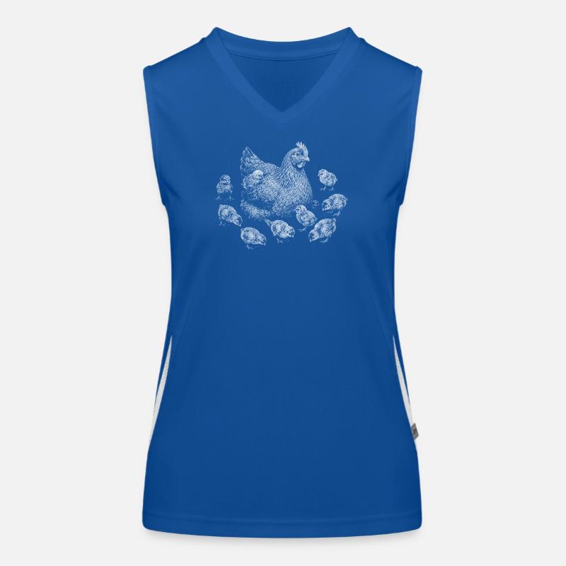 Glucke Funktionelles Kontrast-Tank Top für Frauen