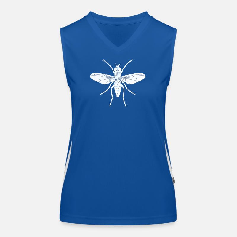 Stubenfliege Funktionelles Kontrast-Tank Top für Frauen