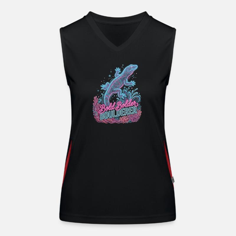 Bouldering Bold Bolder Boulderer Débardeur respirant contrasté Femme