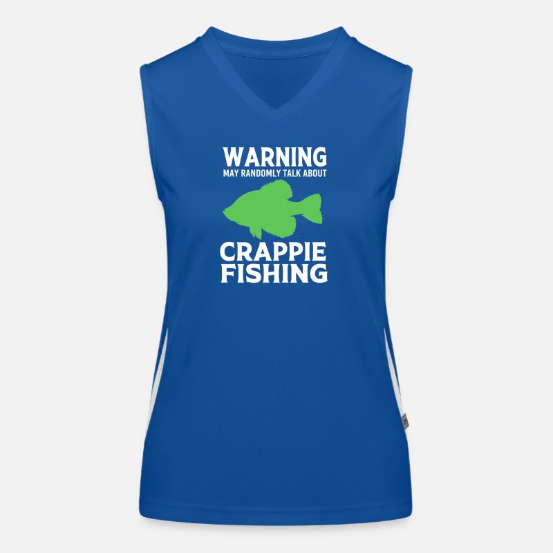 Sonnenbarsch Crappie Fisch Barsch Funktionelles Kontrast-Tank Top für Frauen