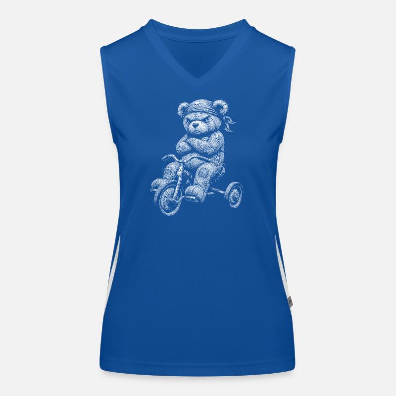 Teddy bear Women's Functional Contrast Tank Top