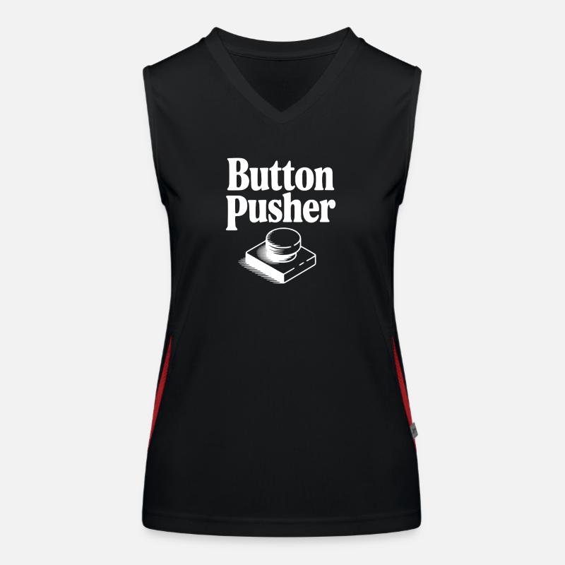Button Pusher Women's Functional Contrast Tank Top