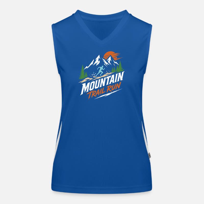 Mountain Trail Run Women's Functional Contrast Tank Top