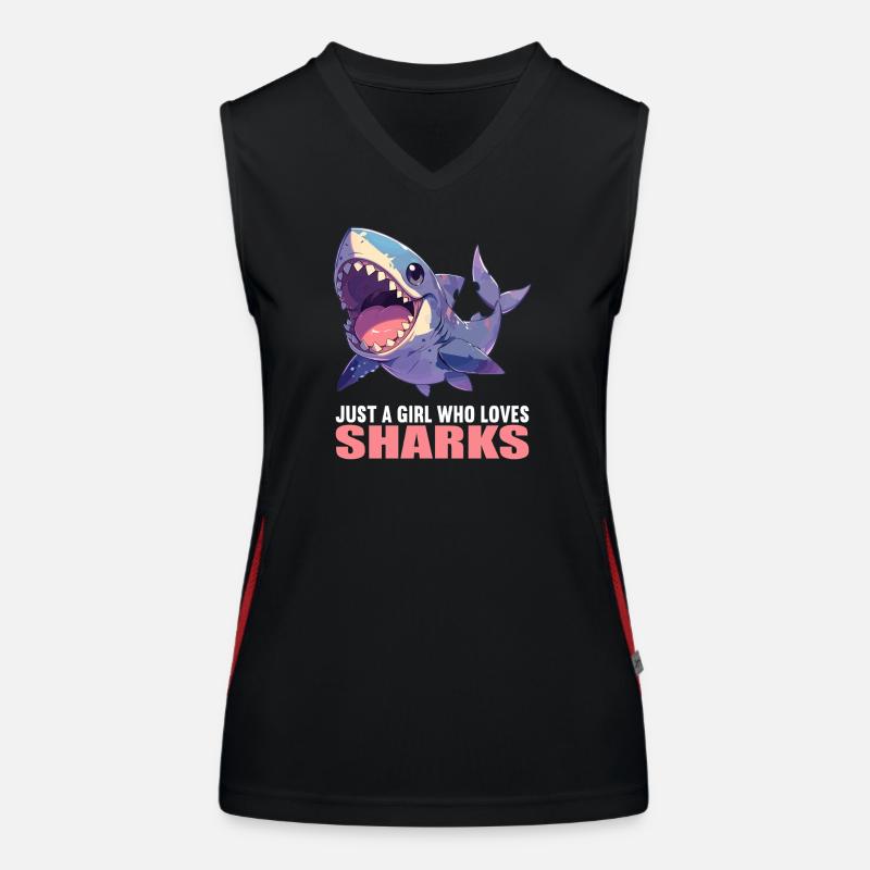 Requins Requin Débardeur respirant contrasté Femme