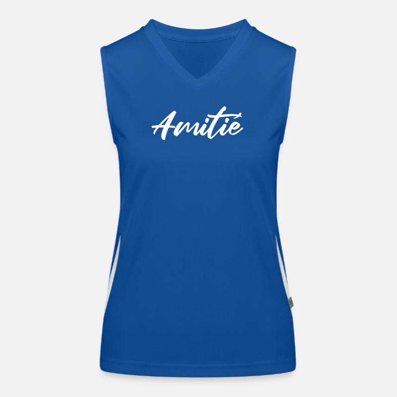 Amitie Script Élégante Débardeur respirant contrasté Femme