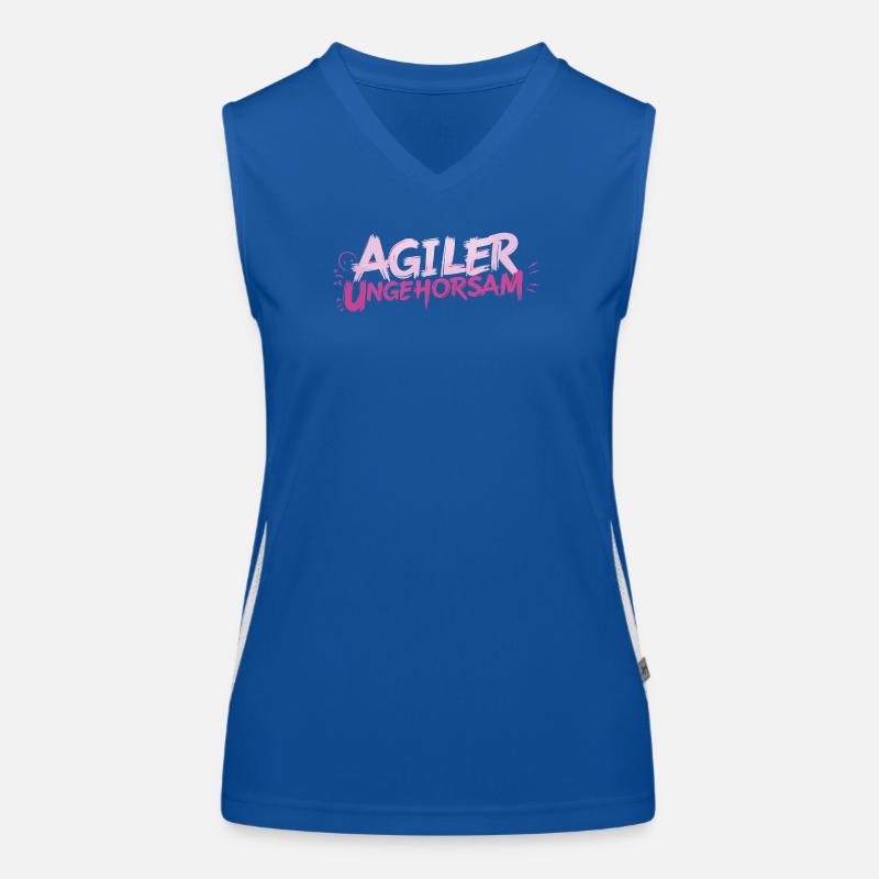 Agile Disobedience - Statement Women's Functional Contrast Tank Top