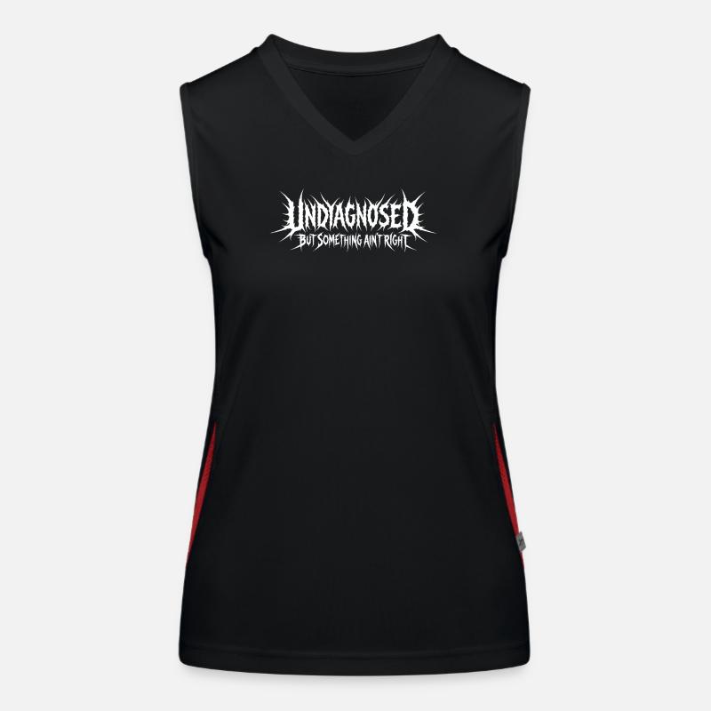 Not diagnosed, but something is wrong Women's Functional Contrast Tank Top