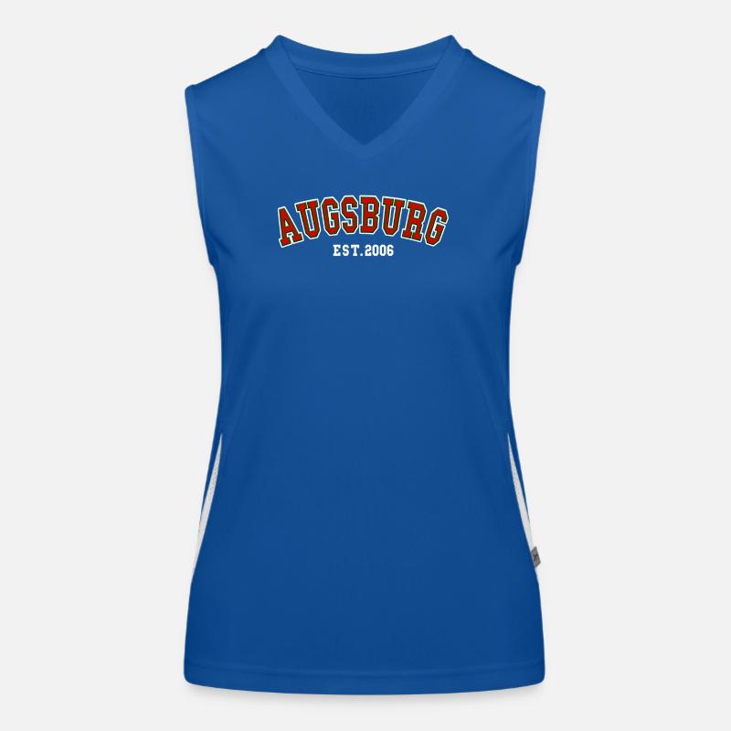 Augsburg Est. 2006 Funktionelles Kontrast-Tank Top für Frauen
