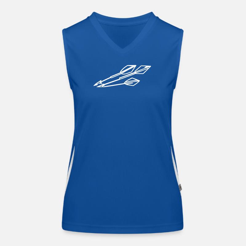 Pfeil und Bogen Funktionelles Kontrast-Tank Top für Frauen