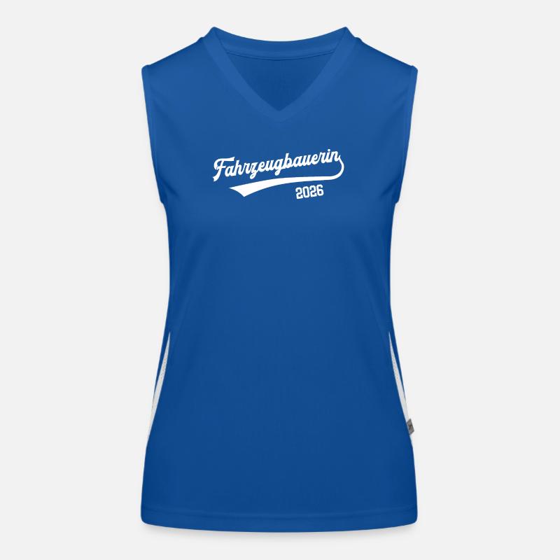 Vehicle Builder 2026 Apprenticeship Vehicle Construction Women's Functional Contrast Tank Top