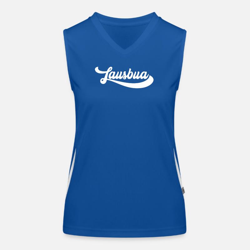 Lawsbua Script Emblem Funktionelles Kontrast-Tank Top für Frauen