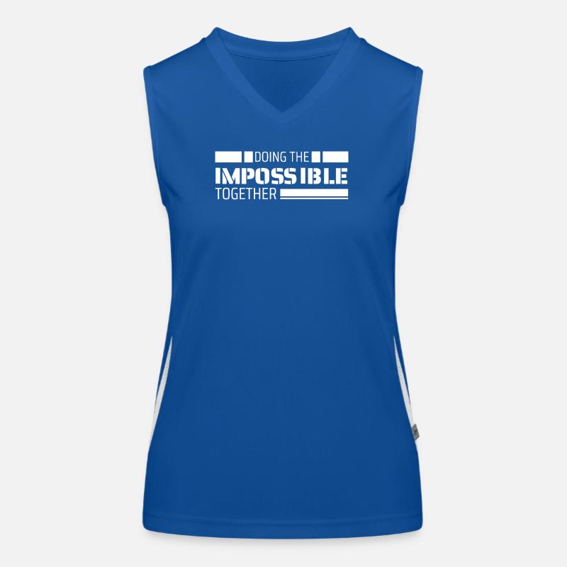 Réaliser l’impossible ensemble Débardeur respirant contrasté Femme