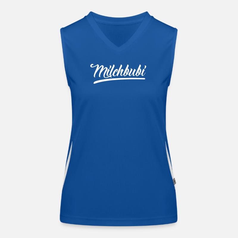  Script Logo Funktionelles Kontrast-Tank Top für Frauen