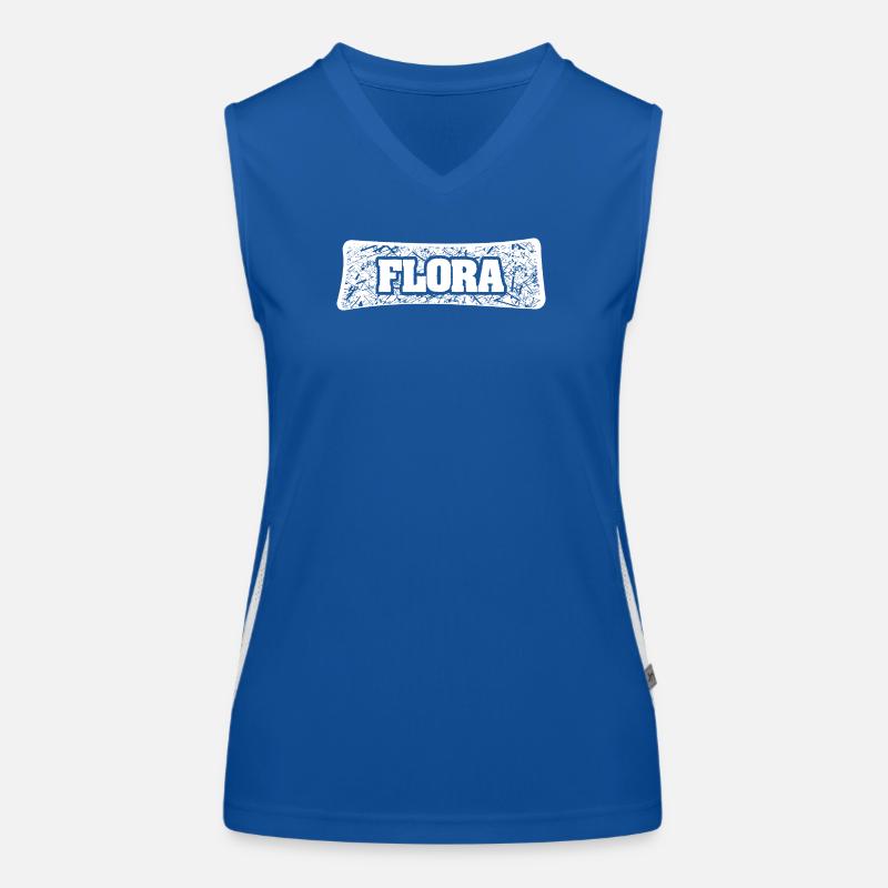 Flora as a name Women's Functional Contrast Tank Top