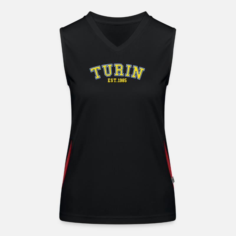 Turin Est.1985  Women's Functional Contrast Tank Top