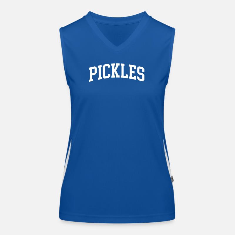 Cornichons de l’université Pickle College Débardeur respirant contrasté Femme