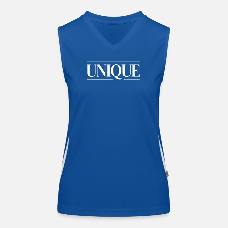 Unique Einzigartig Unikat Selbstwert Einzig Artig Funktionelles Kontrast-Tank Top für Frauen