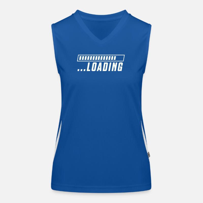 Ladebalken Loading Fortschritt Funktionelles Kontrast-Tank Top für Frauen