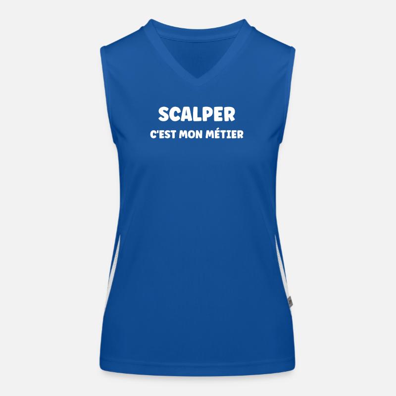Scalper C’est Mon Métier Débardeur respirant contrasté Femme