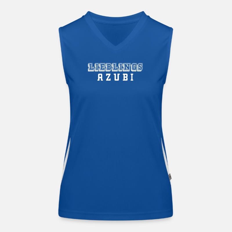 Lieblings Azubi Tshirt black Funktionelles Kontrast-Tank Top für Frauen