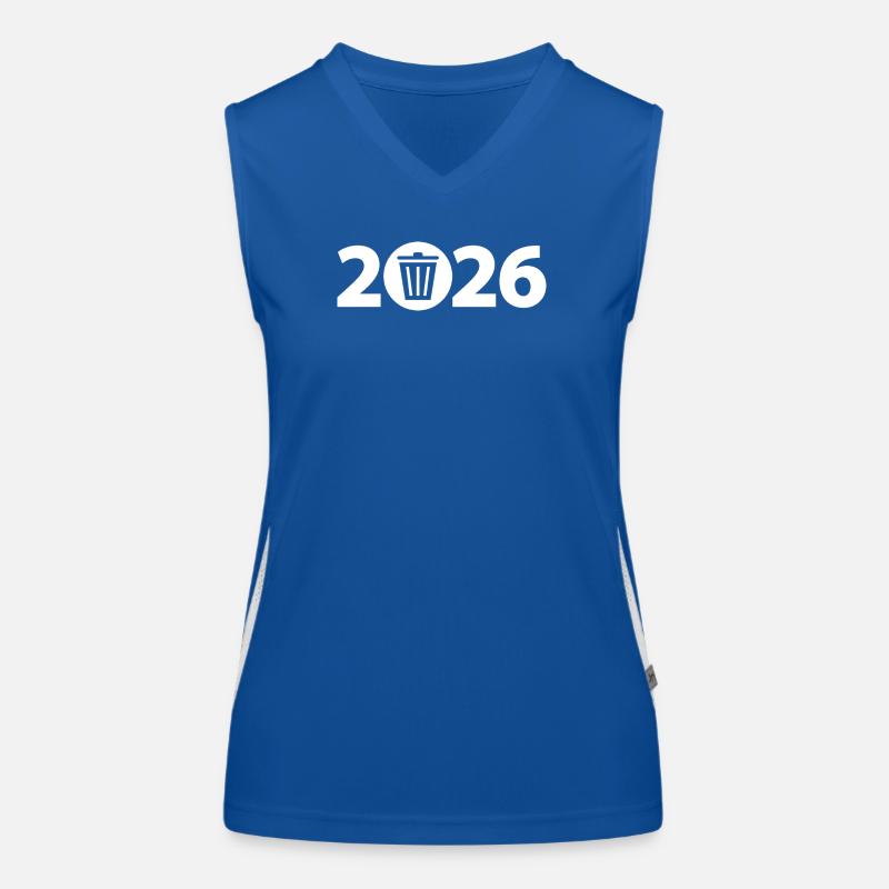 Trash 2026, Abfall 2026, Dreck 2026 Funktionelles Kontrast-Tank Top für Frauen