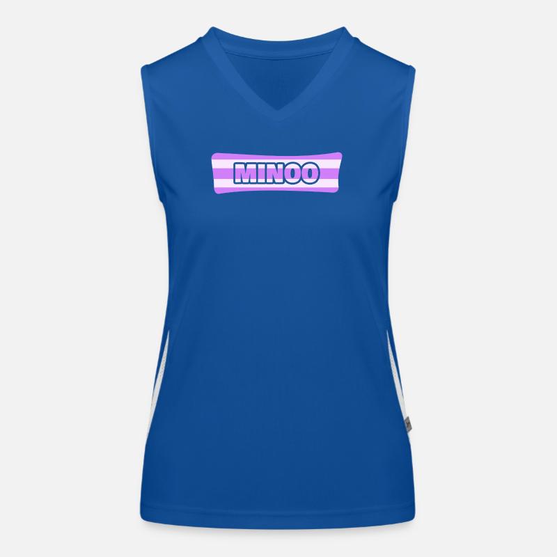 Cadeau pour Minoo Débardeur respirant contrasté Femme