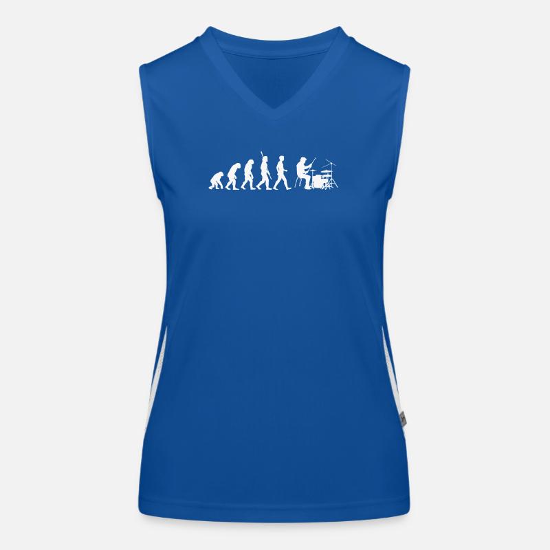 Evolution der Batterie Funktionelles Kontrast-Tank Top für Frauen