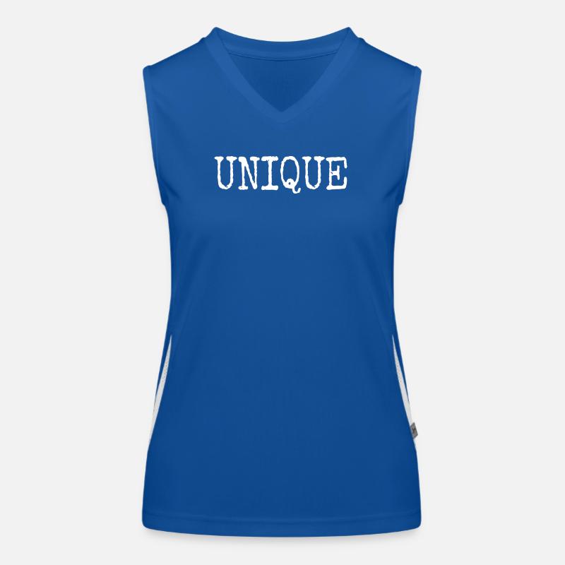 Unique Einzigartig Unikat Selbstwert Einzig Artig Funktionelles Kontrast-Tank Top für Frauen