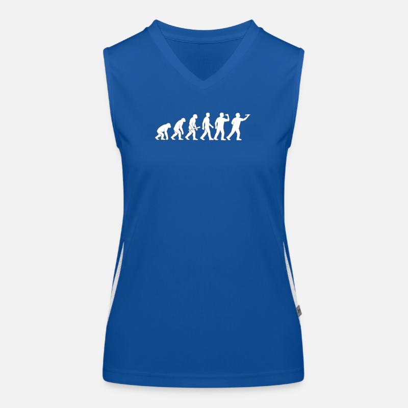 Evolution der Technik Funktionelles Kontrast-Tank Top für Frauen