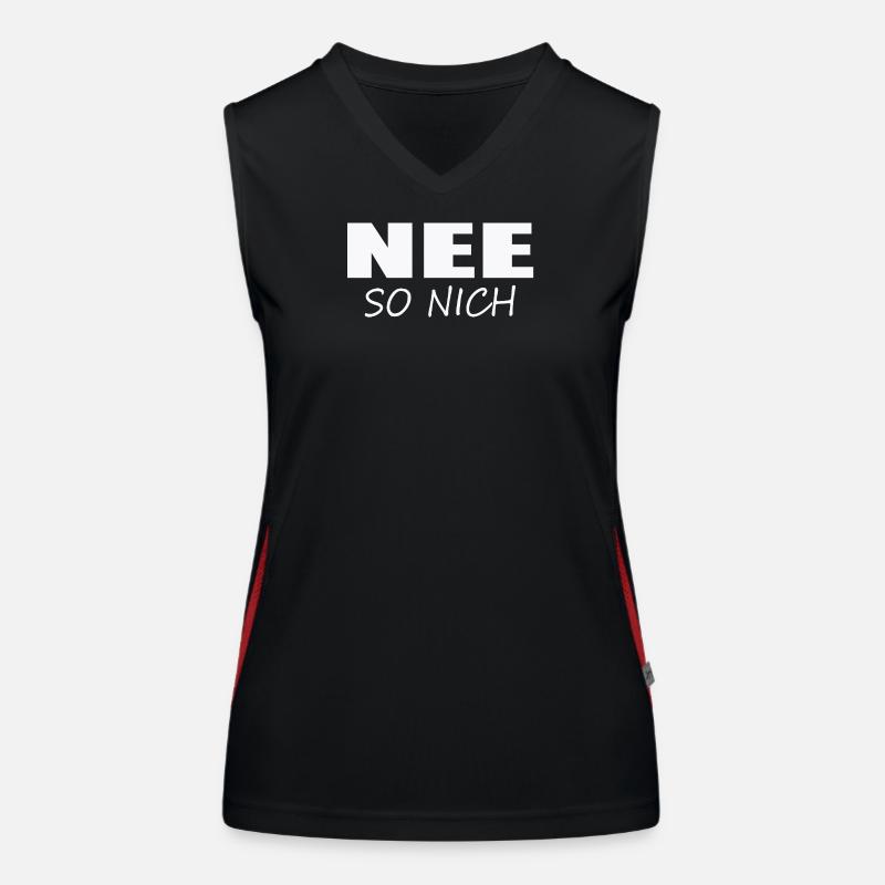 NO - NOT LIKE THAT Women's Functional Contrast Tank Top