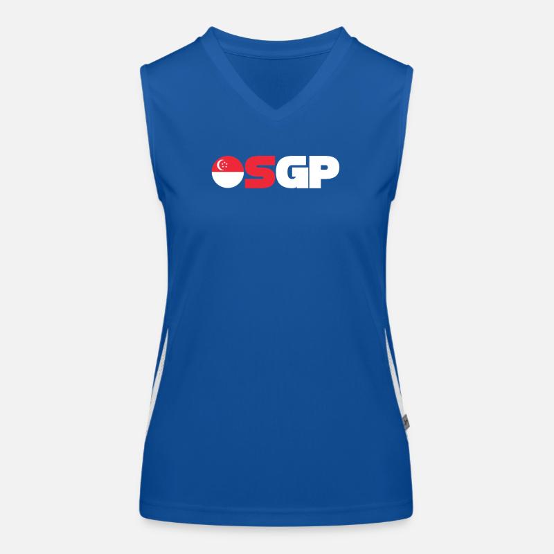 Singapore Women's Functional Contrast Tank Top