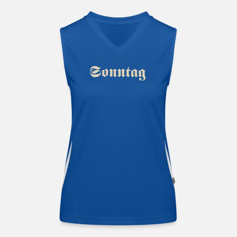Sonntag Funktionelles Kontrast-Tank Top für Frauen