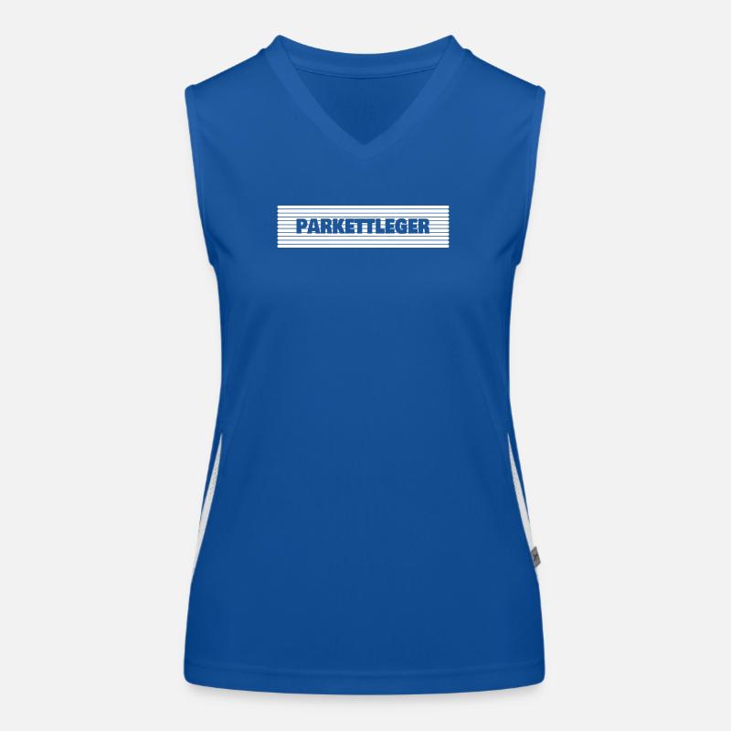Beruf Parkettleger Funktionelles Kontrast-Tank Top für Frauen
