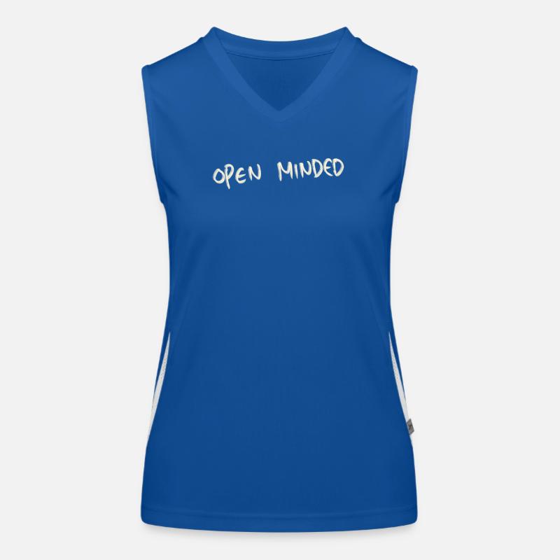 Open minded Funktionelles Kontrast-Tank Top für Frauen