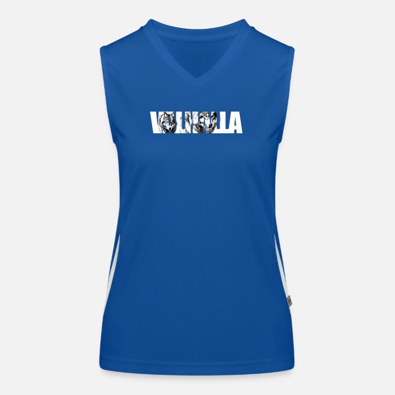 Wolfsruf Typography Women's Functional Contrast Tank Top