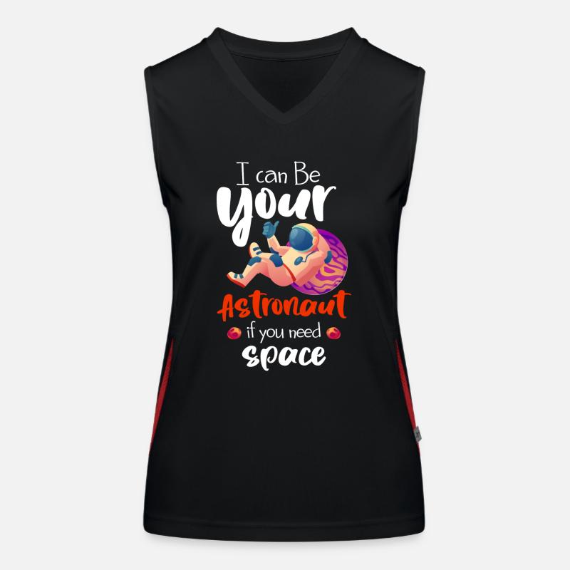 Logo de l’espace Star Spaceman Débardeur respirant contrasté Femme