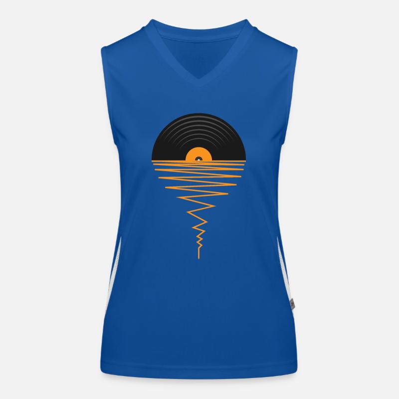 Collector de vinyle Sunset Débardeur respirant contrasté Femme
